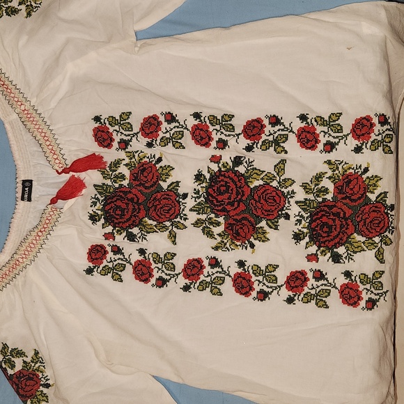 Unique Rose Blouse ๐น Handmade! โก - Picture 7 of 8